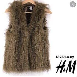 Brown Faux Fur Vest
